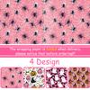 Adurself Halloween Wrapping Paper - 28 x 40 Pink Ghost Pumpkin Spiderweb Assorted Design, Folded Flat Gift Wrap Paper - 6 Jumbo Sheets for Halloween Birthday Holiday Trick or Treat Party Gift Bags Favors view 2