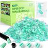 250 Pairs Foam Ear Plugs Bulk Individually Wrapped 32dB - Ear Plug Noise Reduction Safety Soft Earplugs for Construction Sleeping Shooting Industrial Work Use view 1