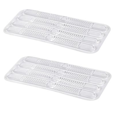 Beaupretty 2 Sets Clear Gel Heel Liners with Strong Adhesive Invisible Dropping Pads for High Heeled Shoes Cushions to Reduce Friction and Prevent Blisters Suitable for Leather and Casual