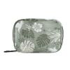 Eyanle Tropical Palm Leaves Birds Flowers Travel Pill Organizer Case Box Container Weekly Portable Vitamin Medicine Holder Storage Bag with Zipper Removable view 1