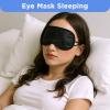 20Pcs Eye Mask Sleep Masks Bulk Blindfolds for Party Games with Adjustable Strap and Nose Pad for Women Men Kids, Black Blindfold for Kids view 4