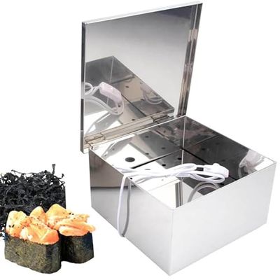 Seaweed Drying Box, Stainless Steel Nori Drying Oven, with Drying Function and Heating Bulbs, Make Crispy Seaweed and Nori, Suitable for Baking Nori, Seaweed, Vegetables, Sushi