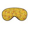 GregTins Cute Yellow Rubber Duck Sleep Mask for Women Men Soft Eye Masks Adjustable Blindfold Sleeping Shade Cover 8 X 4 Inch view 1