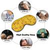 GregTins Cute Yellow Rubber Duck Sleep Mask for Women Men Soft Eye Masks Adjustable Blindfold Sleeping Shade Cover 8 X 4 Inch view 4