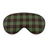 GregTins Christmas Red and Green Vintage Plaid Sleep Mask for Women Men Soft Eye Masks Adjustable Blindfold Sleeping Shade Cover 8 X 4 Inch view 1