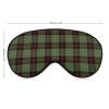 GregTins Christmas Red and Green Vintage Plaid Sleep Mask for Women Men Soft Eye Masks Adjustable Blindfold Sleeping Shade Cover 8 X 4 Inch view 2