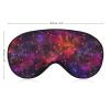 GregTins Purple and Red Galaxy Sleep Mask for Women Men Soft Eye Masks Adjustable Blindfold Sleeping Shade Cover 8 X 4 Inch view 2