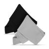 Glasses Cleaning Cloth 10Pcs Smooth Lint Free Glasses Lens Cleaning Cloth Sunglasses Glass Tabletop Cups Scratch Frees Clean Products Portable Reusable for Cleaning Eyeglasses(Black) view 2