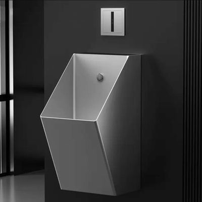 GFXYQPDNV 304 Stainless Steel Urinal, Wall-Mounted Urinal, Intelligent Sensor Splash-Proof Male Urinal, High-Efficiency Flushing Urinal for Commercial Public, Bars/airports