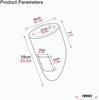 GFXYQPDNV Wall-Mounted Men's Flushing Urinal, 304 Stainless Steel urinals, Household/Commercial Adult Urinal Bathroom Toilet, Male Sanitary Ware Public Toilet Urinal view 2