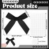 120 Pcs Mini Black Bows for Crafts with Self-Adhesive Dots, 1.57" Small Satin Ribbon Bows for Gift Wrapping Cake Decorations Sewing Scrapbook Card Making Wedding Bow Party Decoration view 2