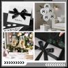 120 Pcs Mini Black Bows for Crafts with Self-Adhesive Dots, 1.57" Small Satin Ribbon Bows for Gift Wrapping Cake Decorations Sewing Scrapbook Card Making Wedding Bow Party Decoration view 4