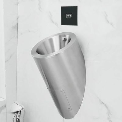 GFXYQPDNV 304 Stainless Steel Urinal, Household/Commercial Adult Urinal, Male Sanitary Public Toilet Urinal, Splash- Urinal with Sensor, for Bars/airports