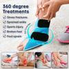 Ankle Ice Pack Wrap for Foot Heel Pain Relief and Swelling Reusable Gel Cold Hot Packs for Achilles Tendonitis Plantar Fasciitis Sprained Swollen Feet Surgery Recovery Sports Injury(Blue,1pcs) view 2