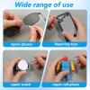 120 Pcs Eyeglass Repair Kit with Screws Glasses Repair Kit Universal Sunglass Tightener Tool with Keychain Precision Tool for Repairing Glass Frame Watch Spectacle view 3