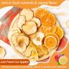 Apple Slices-Dried Apples, 180g/6.35oz, Apple chips, Fuji Apples, No Added, Guilt-free, Clean Snack | Chewy & Tender | Naturally Sweet & apple Aroma, Travel Nutrition Boost, Low-cal, Aids Digestion view 4