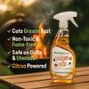 GREENEZ GREASE-BE-GONE | Citrus-Powered Kitchen Degreaser Spray | Dissolves Baked-On Grease & Oil | Pure & Safe Formula for Ovens, Stoves, Air Fryers, BBQ Grills | No Fumes or Odors (23 oz) view 2