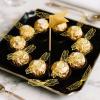 100 Pcs Wizard Party Chocolate Decoration Golden Wings Chocolate Decor Wings Wafer Cupcake Toppers with 100 Pcs Glue Point for Birthday Wizard Them Party Decor Supplies view 3