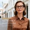 FancyFlower Cat-Eye Reading Glasses for Women&Men - Acetate Tortoise - Milano Arquati +1.0 Readers Chic & Modern Design FF-5750 view 2