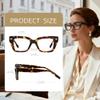 FancyFlower Cat-Eye Reading Glasses for Women&Men - Acetate Tortoise - Milano Arquati +1.0 Readers Chic & Modern Design FF-5750 view 3