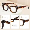 FancyFlower Cat-Eye Reading Glasses for Women&Men - Acetate Tortoise - Milano Arquati +1.0 Readers Chic & Modern Design FF-5750 view 4