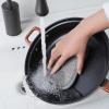 XLIUAX 36 Pack Dual-Sided Scrub Sponges, Non Scratch Microfiber Sponge Multi Purpose Cleaning Dish Scrubber Along with Heavy Duty Scrubbing Power for Washing Dishes Pots Pans Kitchen Cookware(Gray) view 2