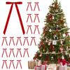 24 Pieces Satin Ribbon Bows 6 x 12 Inch Large Twist Tie Christmas Bow for Gift Wrapping Bottle Balloon Treat Bag DIY Craft Wedding Bridal Baby Shower Birthday Party Decoration (Red) view 1