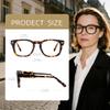 FancyFlower Square Reading Glasses for Women&Men - Acetate Tortoise - Tuscan +2.25 Readers Chic & Modern Design FF-5748 view 3