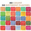 Stash Tea Bags Sampler Assortment Variety Pack 80 Tea Bags 30 Unique Flavors in Bamboo Organizer for Mom Dad Wife Husband Tea Lovers view 2
