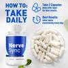 (5 Pack) Nerve Sync Capsules, Official NerveSync Supplement Pills with All Natural Ingredients, Advanced Formula Nerve Health Support Pills with Max Strength Vitamins for Women and Men (300 Capsules) view 3