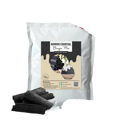 Bingsu Powder Mix Korean Shaved Ice Base Makes 4kg 1kg (Bamboo Chacoal)