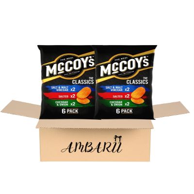 AMBARII McCoys The Classics Variety Crisps, Assorted Flavors, 6 Pack of 2