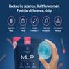 Midlife Pause MLP Creatine +, Creapure Creatine Powder, Mixed Berry 30 Servings, Stick Packs, 5g per Serving, Alpha GPC + B Vitamins Supports Strength, Lean Muscle, & Recovery for Women view 2