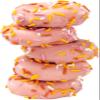 Katz Gluten Free Strawberry Frosted Mini Sprinkle Donuts. Kids Snack with Rainbow Sprinkles. Free of Dairy, Peanuts, Tree Nuts, and Sesame, No Artificial Color. Kosher (4Pk) view 4