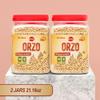 Barons Whole Wheat Orzo Pasta | 100% Natural Israeli Rice-Shaped Orzo for Soups, Casseroles & Salads | Cooks in 10 Minutes! | Kosher | 2 Pack 21.16oz Jars view 3