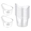 Alrhso 20Pcs Eye Wash Cup Eye Care Tool Rinse and Flush Kit Disposable Portable Plastic Measuring Cup for Quick Effective Soothing Tired Eyes for Travel Cleaning, 5ml view 1