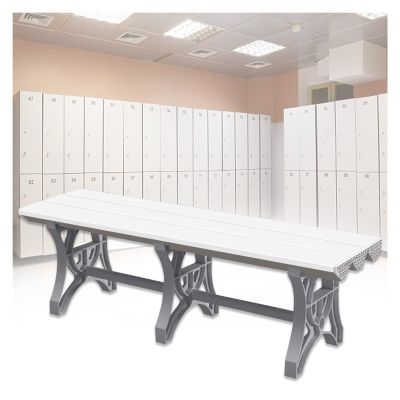 Shower Bench, Public Dressing Room Changing Bench School Bathhouse Gym Bathroom Non-Slip Clothing Stool Shoe Chair