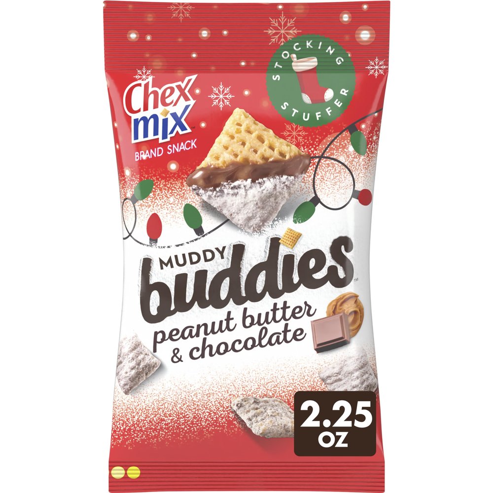 Chex Mix Muddy Buddies, Peanut Butter and Chocolate, 2.25 oz (Pack of 60)