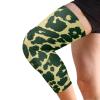 siphylline Yellow Black Leopard Print knee brace sleeve (Pack of 2) Joint Pain Relief knee compression sleeves for Baseball, Gardening, Gardening, Soccer view 2