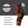Red and Black Irregular abstract compression sleeve knee brace for men (Pack of 2) Tight Anti-Slip Design knee support sleeve for Tennis, Scooter, Running, Cycling view 3