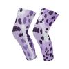 White Purple Leopard elastic knee brace for women (2 pack) Joint Pain Relief knee guards for women for Wrestling, Running, Skiing, Bike view 1
