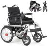 TCTCGXQ Foldable Electric Wheelchair for Adults,Intelligent All Terrain Motorized Wheelchair for Adults,20 Miles Long Travel Range Compact Electric Wheelchair for Seniors-330 Lbs Weight Capacity