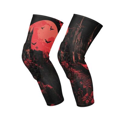 siphylline Gothic Vampire Castle knee brace for men (Pack of 2) Joint Pain Relief knee pad sleeve for Daily Use, Walking, Wrestling, Dance