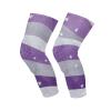 siphylline American Flag Lilac and Silver Gray knee support brace (Pack of 2) Flexible and Wicking exercise knee pad for Gym, Dance, Skiing, Skateboard view 1