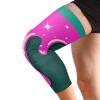 siphylline Graffiti Art Peach Green compression knee brace for women (Pack of 2) Joint Pain Relief knee pad sleeve for Daily Use, Work, Skateboard, Bike view 2
