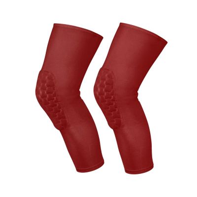 Dark Red Solid Color Pure Plain knee support brace (Pack of 2) Joint Pain Relief knee pads for men for Scooter, Gardening, Scooter, Cycling