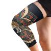 siphylline Boho Mandala Flowers Leopard Colorful knee support brace (1 pair) Joint Pain Relief knee guard for football, football, Wrestling, Wrestling view 2
