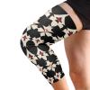 Maltese Cross White Red Peach knee stabilizer brace for men (2 pack) Support for All Sports knee protection for men for Scooter, Bike, Skating, Walking view 2