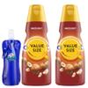 Hazelnut Liquid Coffee Creamer.- Pack of Two (2) 32 fl oz Bottles of Creamy Smooth Delightful Coffee Creamer with Collapsible Bottle (Hazelnut) Bottle view 1
