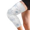 siphylline Cartoon Warm Family Snowflakes White Blue knee brace women (Pack of 2) Relieve Muscle Pressure knee pads for Hiking, Daily Use, football, Wrestling view 2